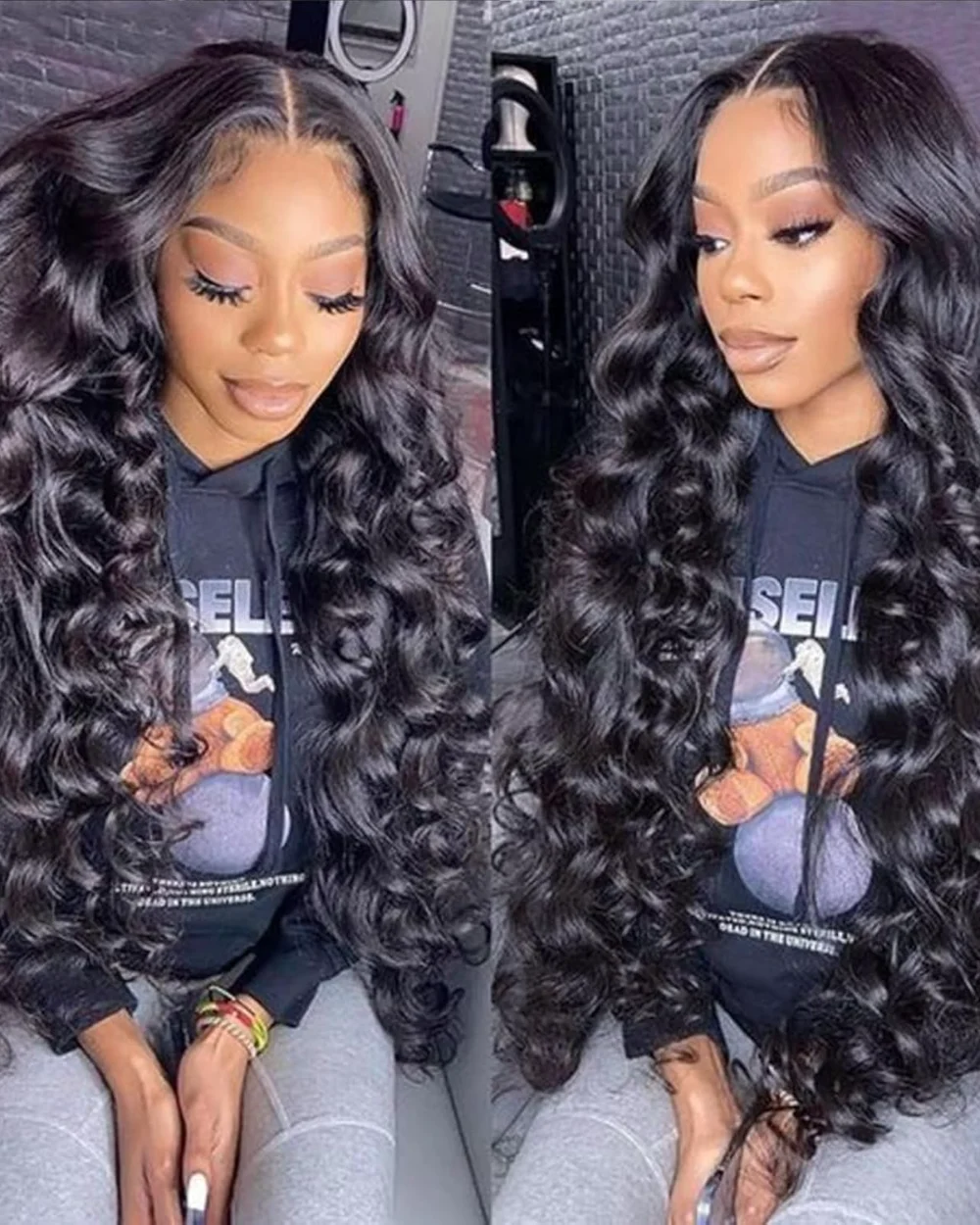 24" HD Lace Front Wig, view 3