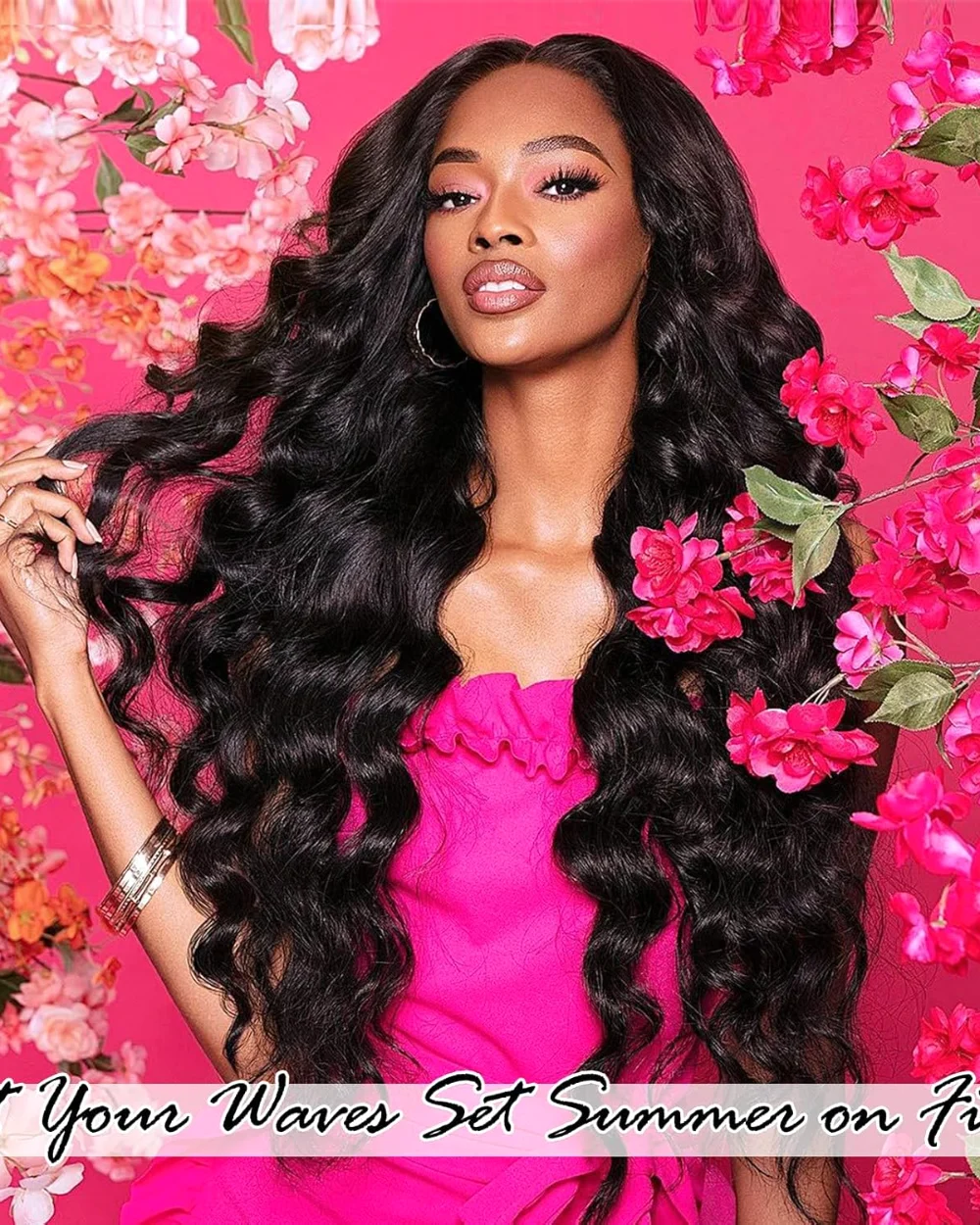 32" HD Lace Front Wig, view 3