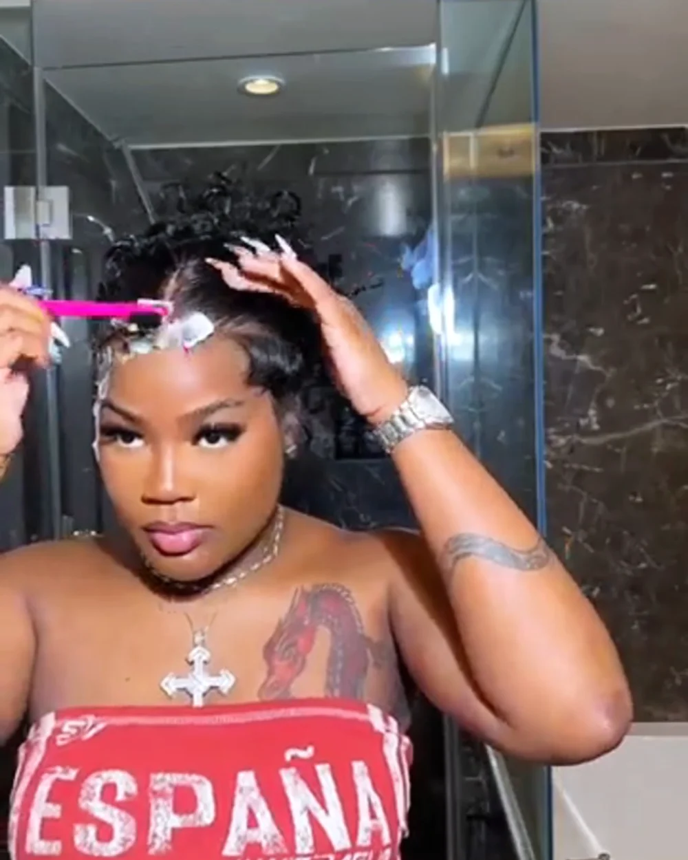 32" HD Lace Front Wig, view 5